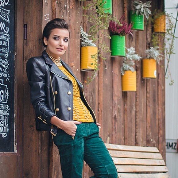 Balmain x H&M Yellow Braided Jersey Top - Picture 11 of 14